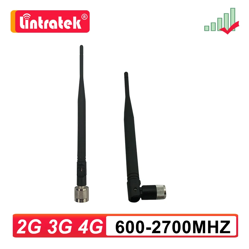 600-2700Mhz 2G 3G 4G Indoor Whip Antenna for GSM LTE UMTS Mobile Signal Booster Repeater Amplifier Wide Frequency Lintratek
