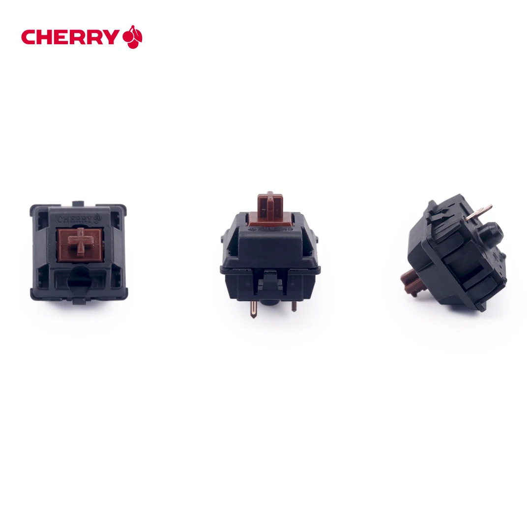 Original Cherry MX Mechanical Keyboard Switch Silver Red Black Blue Brown Gray Axis Shaft Switch 3-pin Cherry Clear Switch