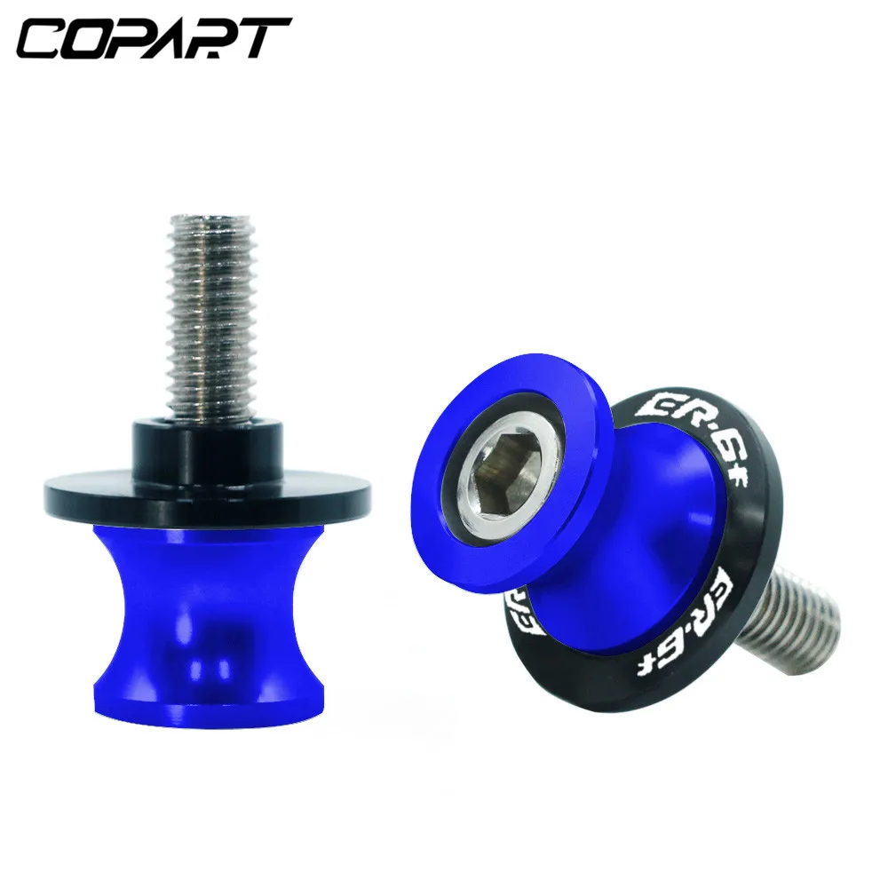 For Kawasaki ER 6F ER-6F ER 6 F ER6F All Years 6/8/10MM Motorcycle SwingArm Sliders Spools CNC Swing Arm Stand Screw Paddock