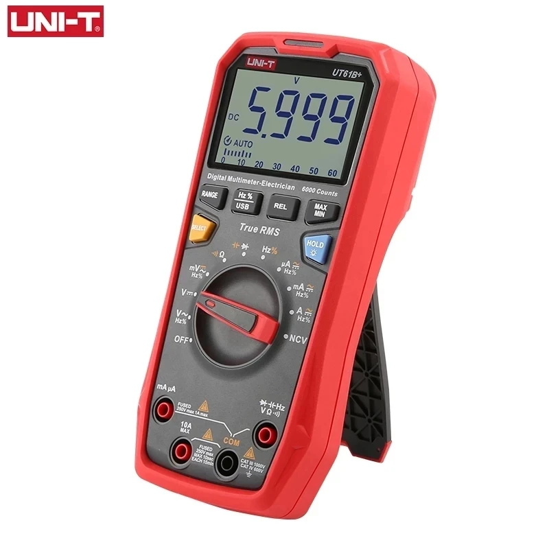 UNI-T Digital Multimeter UT61E Plus Series True RMS 1000V Auto Range Handheld Professional Tester Voltmeter multimeterAC/DC