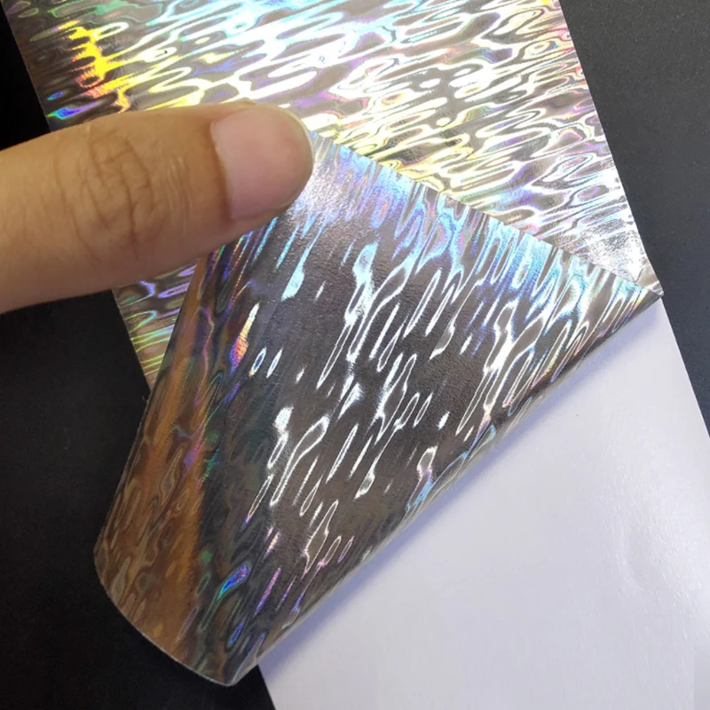 7popular color options silver decal laser film holographic reflective flash tape waterproof fishing lure making DIY materials