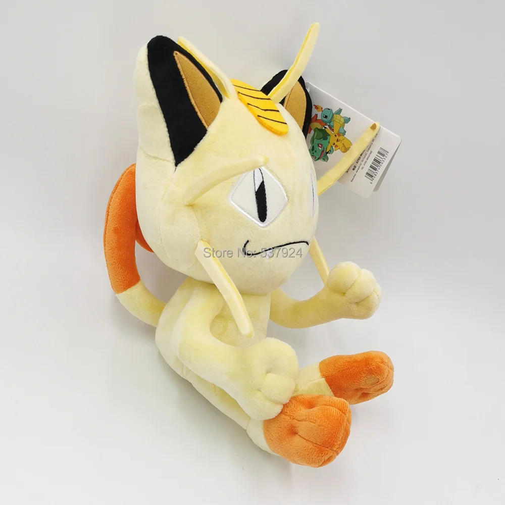 5 قطع جديدة من دمية Meo Meowth الأصلية مقاس 9 بوصة 23 سم