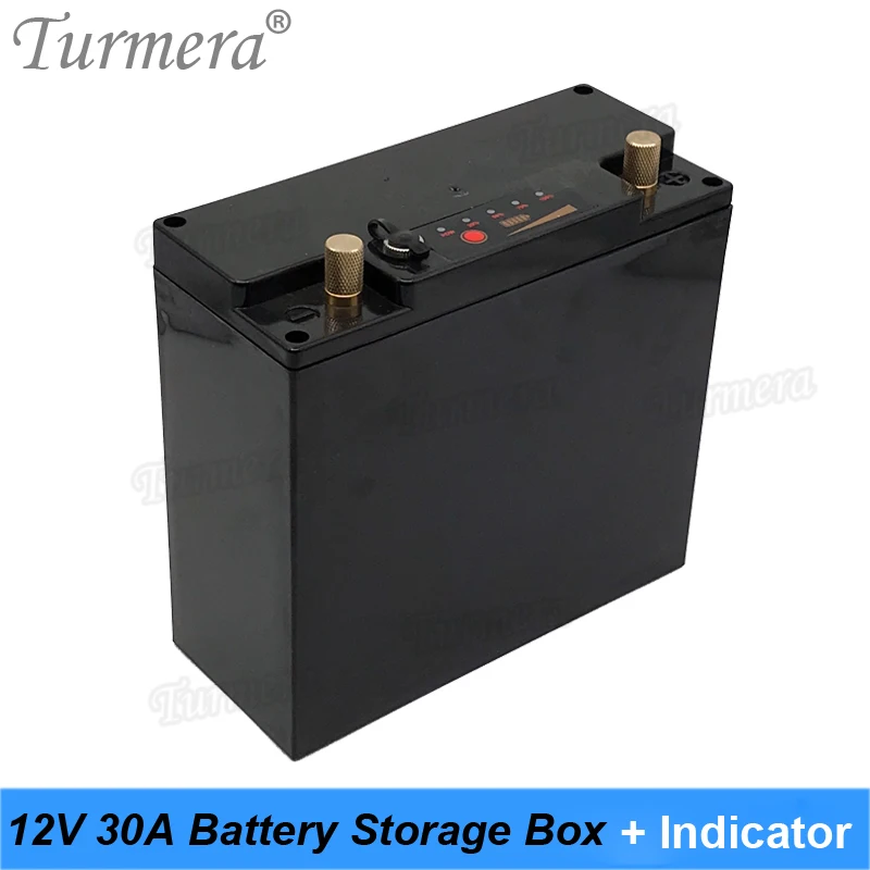 12V 30Ah pojemnik na baterie przypadku ze wskaźnikiem Port DC budować 48Pieces18650 bateria do system ups 12V Turmera