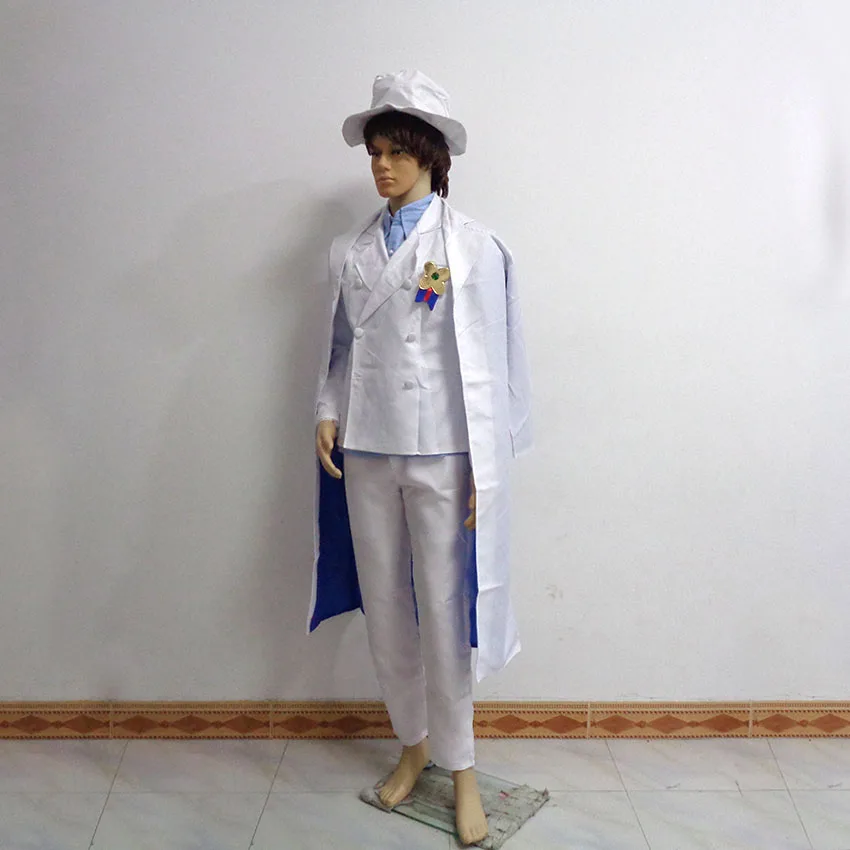 CP0 Rob Lucci Christmas Party Halloween Uniform Outfit Cosplay Costume Customize Any Size