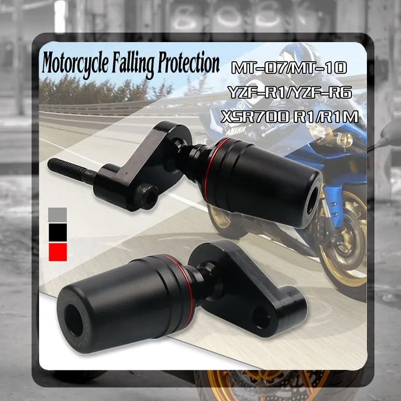 For YAMAHA YZF R6 R1 MT 07 10 MT07 MT10 XSR700 XSR 700 R1M Falling Protection Frame Slider Fairing Guard Crash Protector