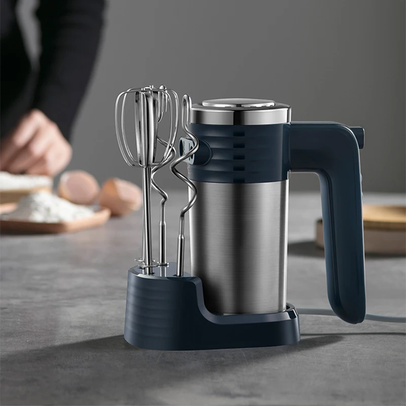 泡立て器電気家庭用ハンドヘルド自動バター機と生地ミキサーミニベーキングステンレス鋼ミキサー