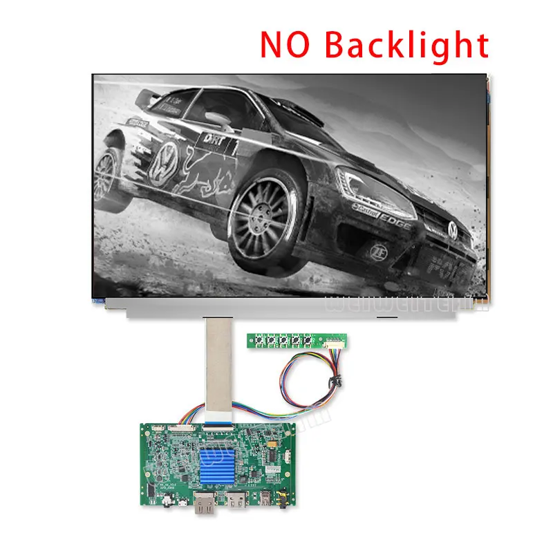 15.6 Inch 4K Lcd Screen UHD 3860*2160 No Backlight FOG For SLA 3d Printer Projector 60HZ IPS Display eDp 40 Pin Driver Board