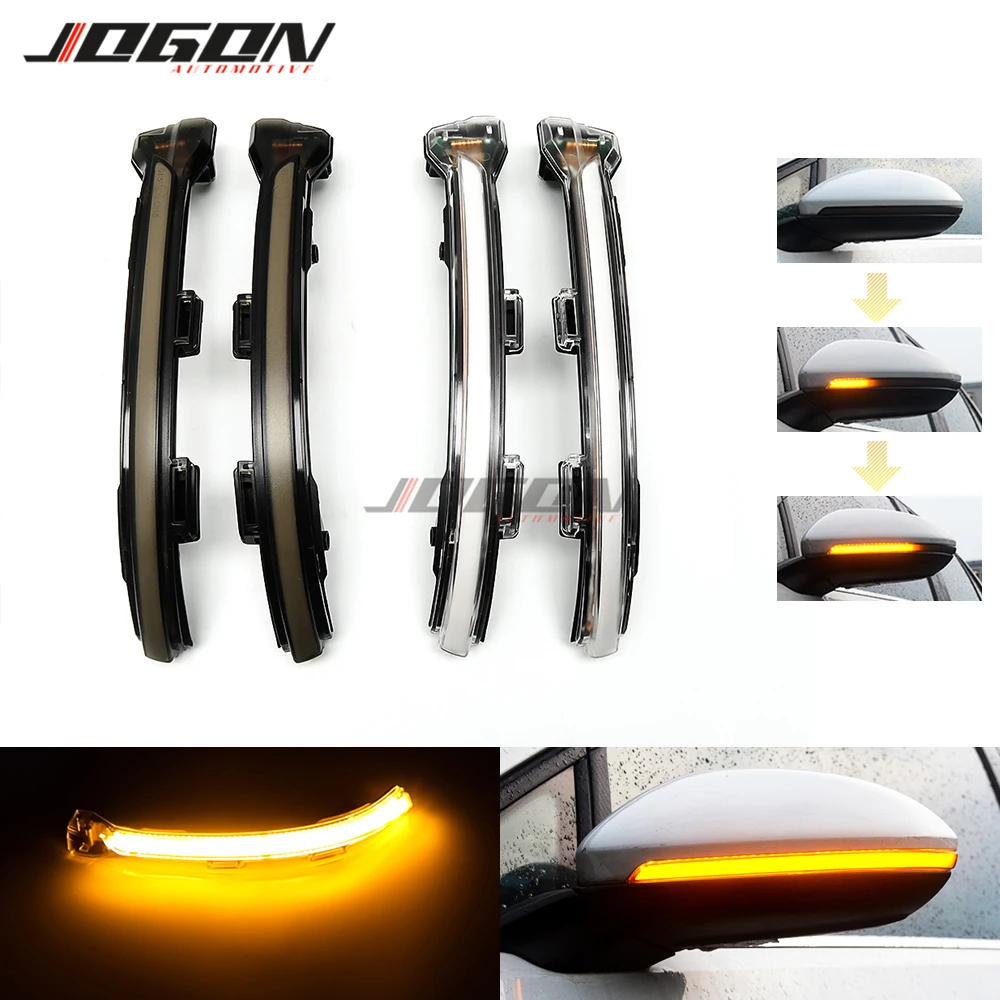 Do VW Volkswagen Golf 7 Jetta MK7 VII MK7 Golf 7.5 GTI R Touran Dynamiczny kierunkowskaz LED Lusterko boczne Sekwencyjny migacz