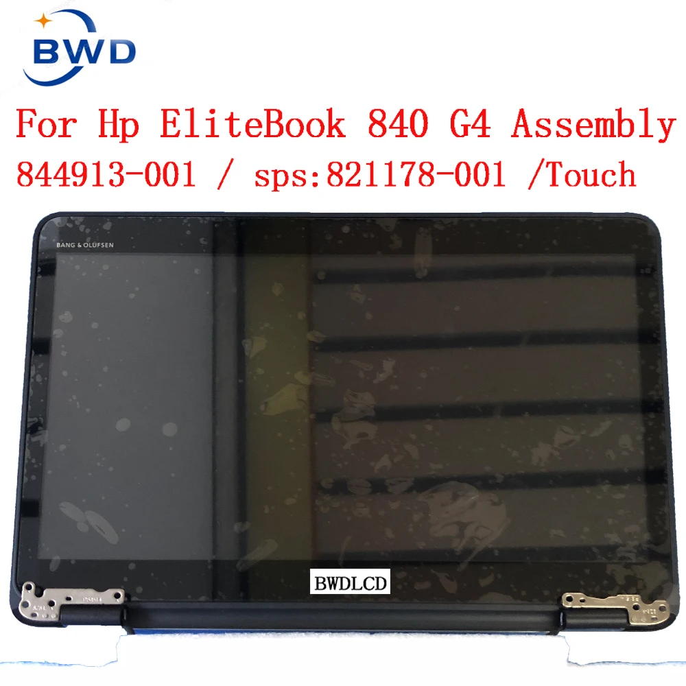 Imagem -06 - para hp Elitebook 840 g3 g4 14.0 1920 1280lcd Led Touch Screen Digitador Assembléia de Substituição com Placa 844913001 821178-001