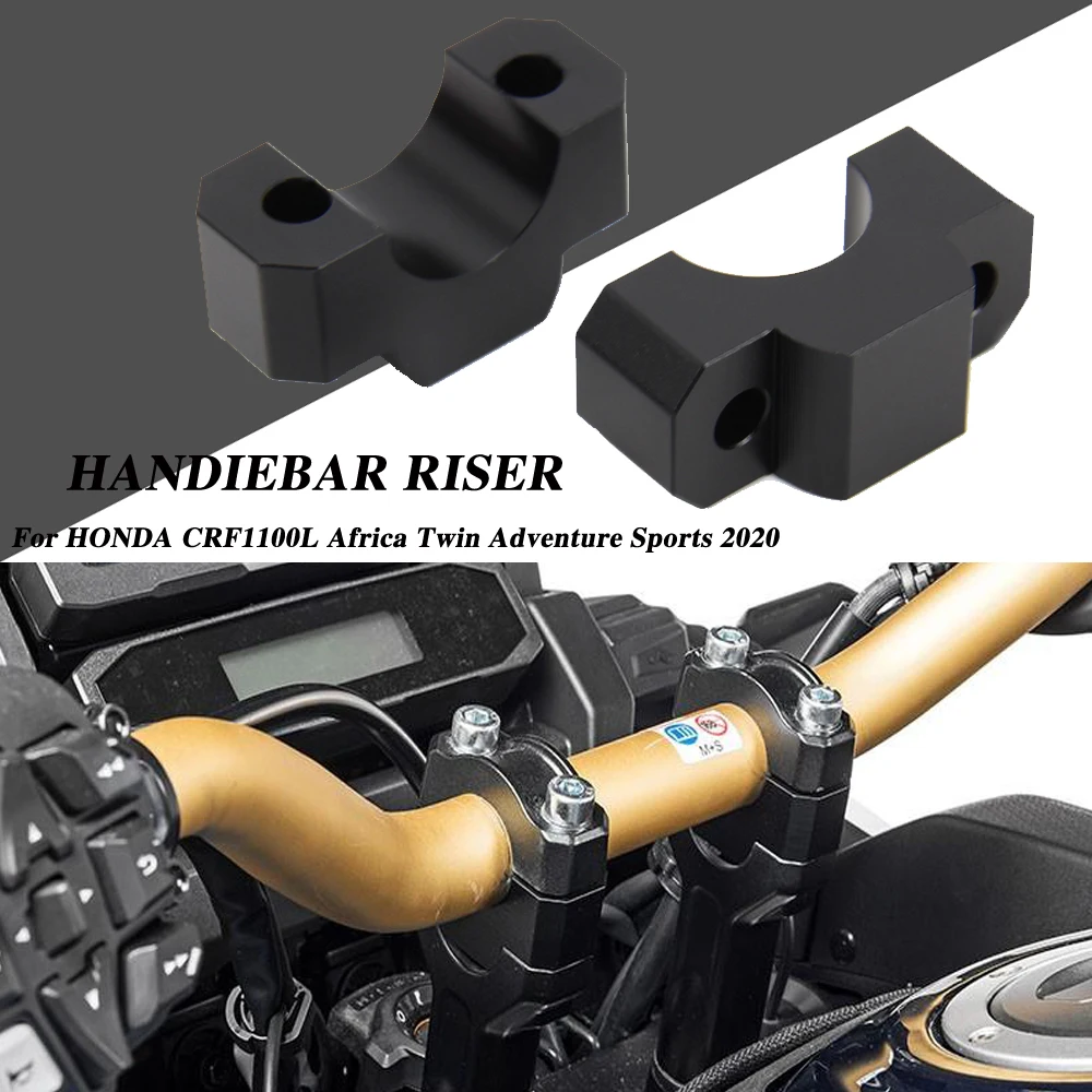 

For HONDA CRF1100L CRF 1100 L Africa Twin Adventure Sports Handle Bar Riser Clamp Extend Handlebar Adapter Mount