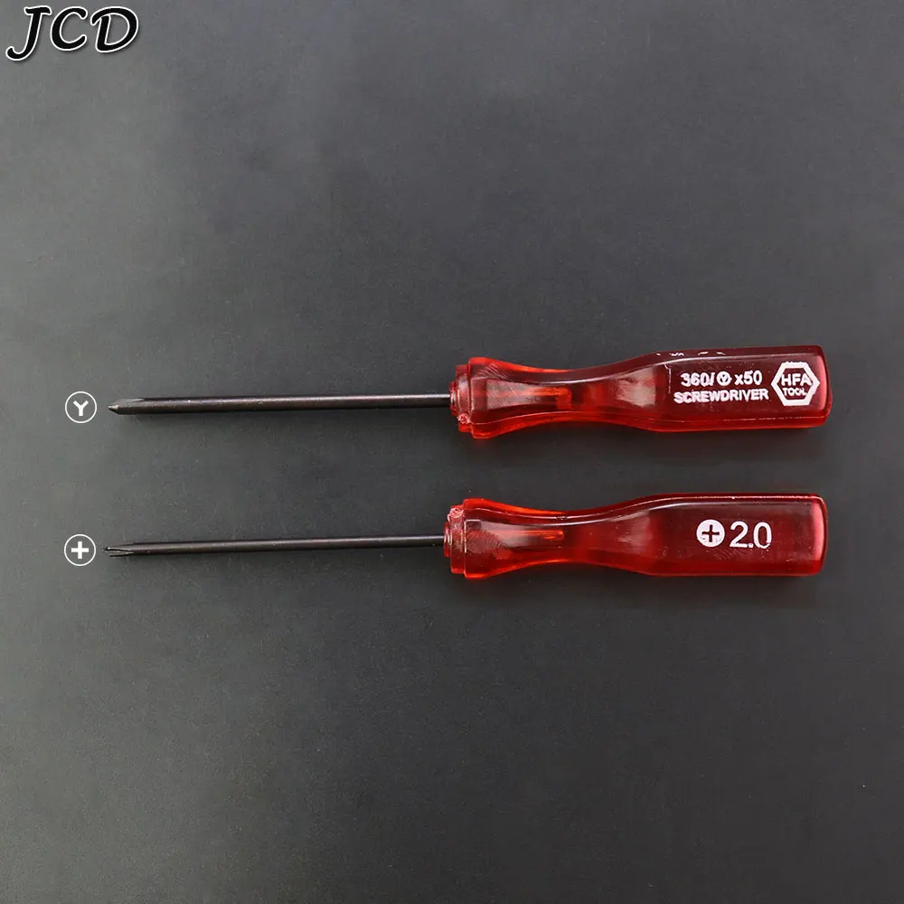 JCD 2.0 Cross Screwdriver 2.5 Triwing Tri-Wing Screwdriver for Wii GBA DS Lite NDSL NDS SP Opening Repair Tool Wholesale