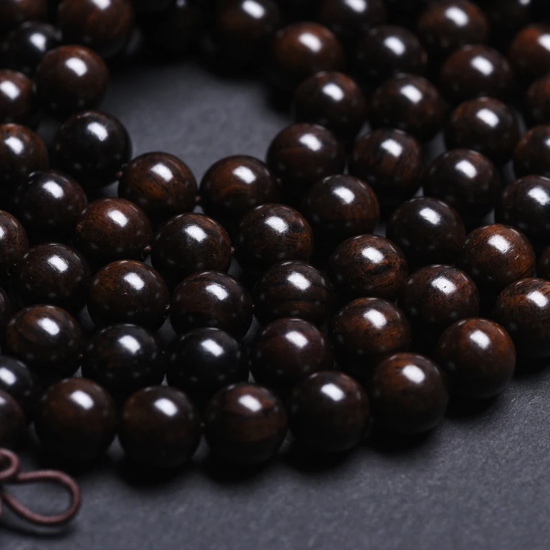 Natural Ebony 8mm 108 Bracelets, Necklaces, Bracelets, Accessories, Unisex