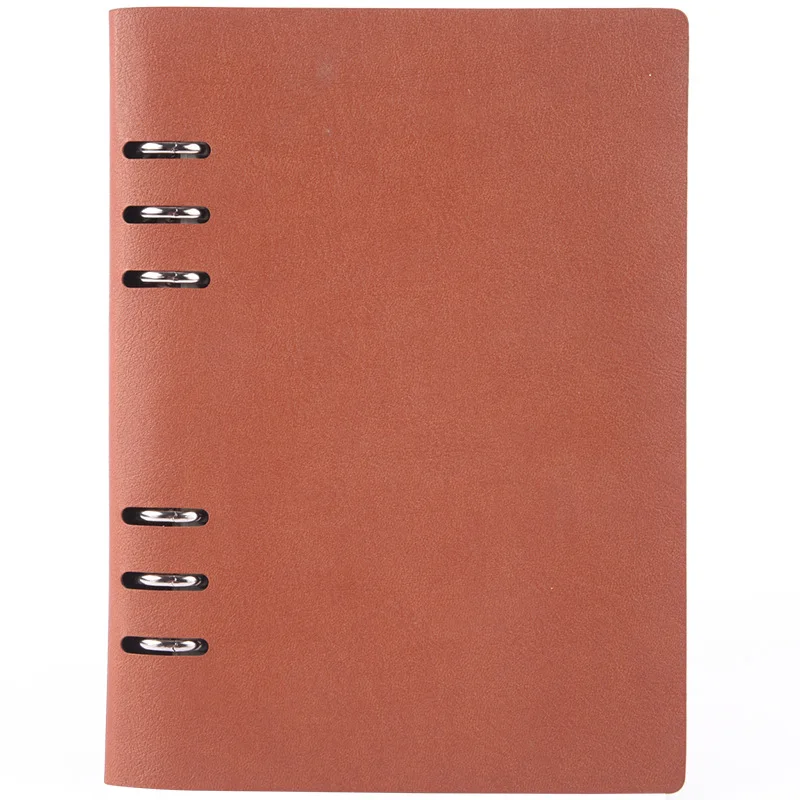 Creative Stationery A5 Notebook Soft Leather Customization Removable Binder Office Supplies Diary Korean Stationery