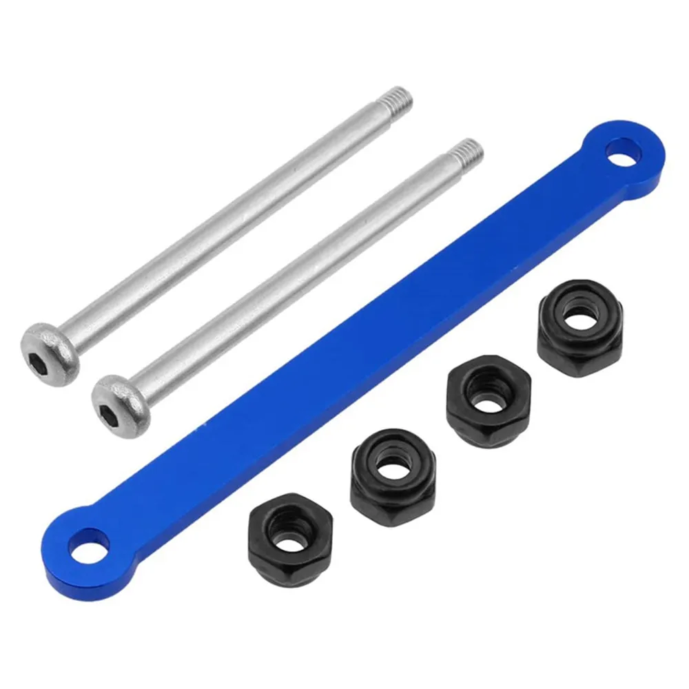 Aluminum Tie Bar and Suspension Hinge Pins Replace 2532 2640 for 2WD Traxxas Rustler VXL Slash Stampede Bandit Nitro Sport