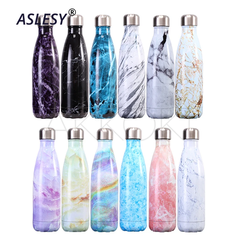 500ML Customized Water Bottle For Thermos Stainless Steel Insulated Vacuum Flask Thermos Thermos Mug Gym Climbing Bottle