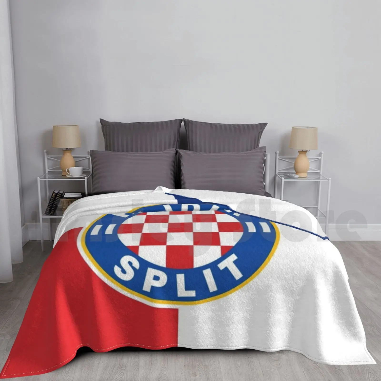 

My Colours Since I Was Born , Split From Croatia Blanket For Sofa Bed Travel Hajduk Split Croatia Split Croatia