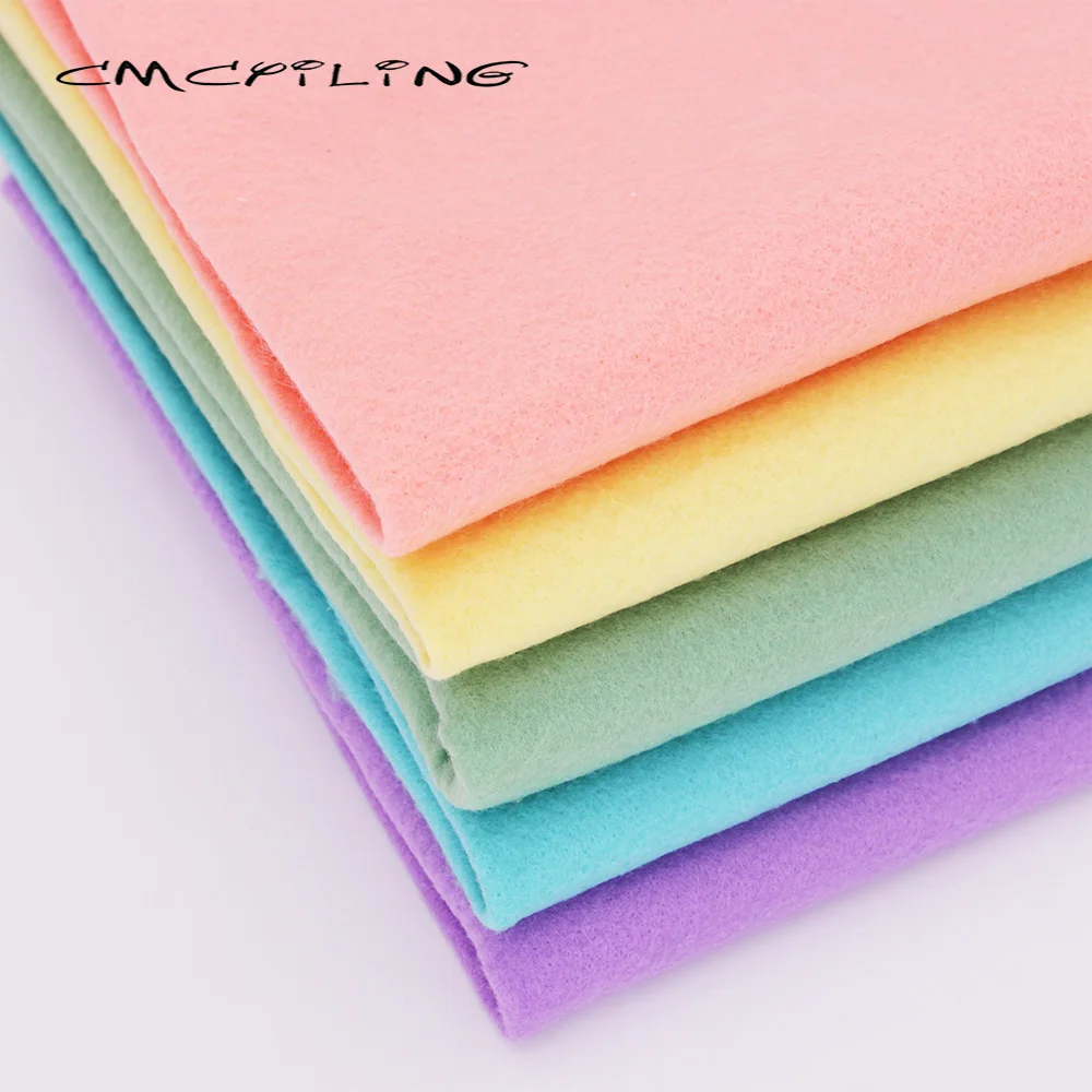 CMCYILING High Density Soft Smooth Felt Fabric For Needlework DIY Sewing Dolls Crafts/Non-Woven /Polyester Cloth 45CMx110CM