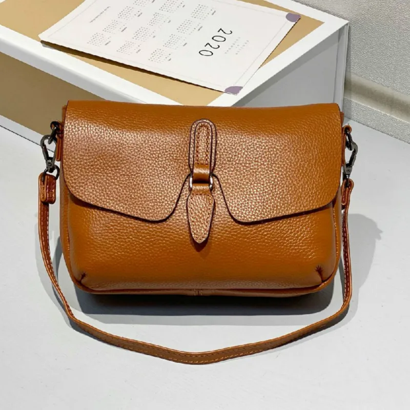 Luxury Genuine Leather Women Shoulder Bag Casual Fashion Daily Casual Crossbody Bags High Quality Small Hobos Handbag for Ladies