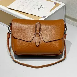 Luxury Genuine Leather Women Shoulder Bag Casual Fashion Daily Casual Crossbody Bags High Quality Small Hobos Handbag for Ladies