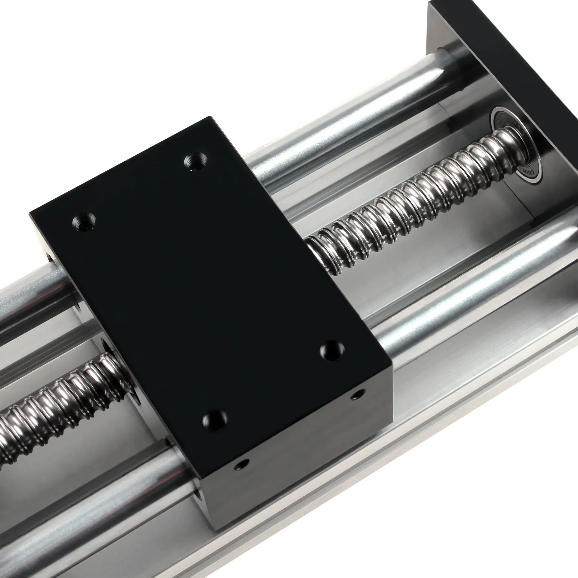 Imagem -03 - Curso Eficaz Cnc Guia Linear Estágio Ferroviário Movimento Ggp Sfu1204 1605 Ballscrew Slide Mesa Impressora 3d Xyz 100 mm 150 mm 200 300 mm