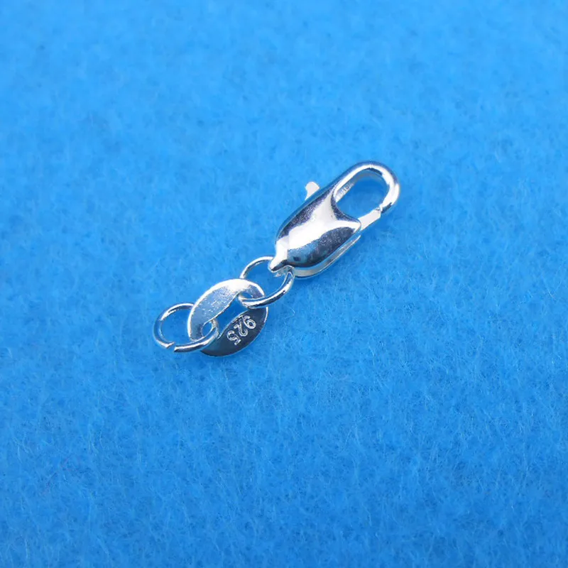Stahl/Silberbeschichtete Kupfer-Karabiner-Armbandglieder Universelle Basis-Kette für Schmuckherstellung Großhandel 2/10 – Detail 2