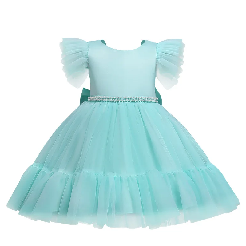 Christmas Children Elegant Dresses For Girls Spring Gauze Ball Gown Wedding Party Princess Costumes Kids 3-10 Years Old Vestidos