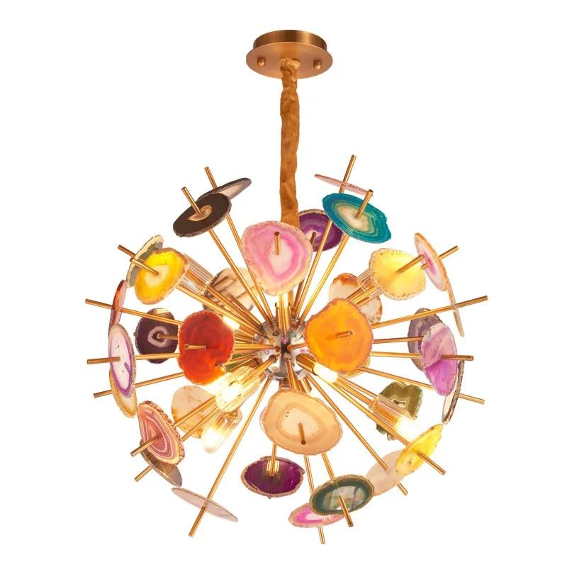 led g9 Postmodern Iron Agate Designer LED Lamp LED Light.Pendant Lights.Pendant Lamp.Pendant light For Dinning Room Foyer Store