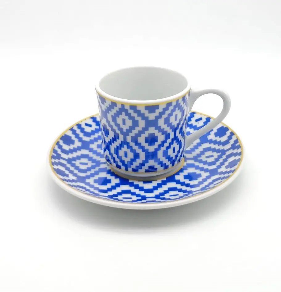 DOLBOVI PM. Leonardo 6lı Porcelain Turkish coffee cup Pad Roman mug кружка coffee cup cup