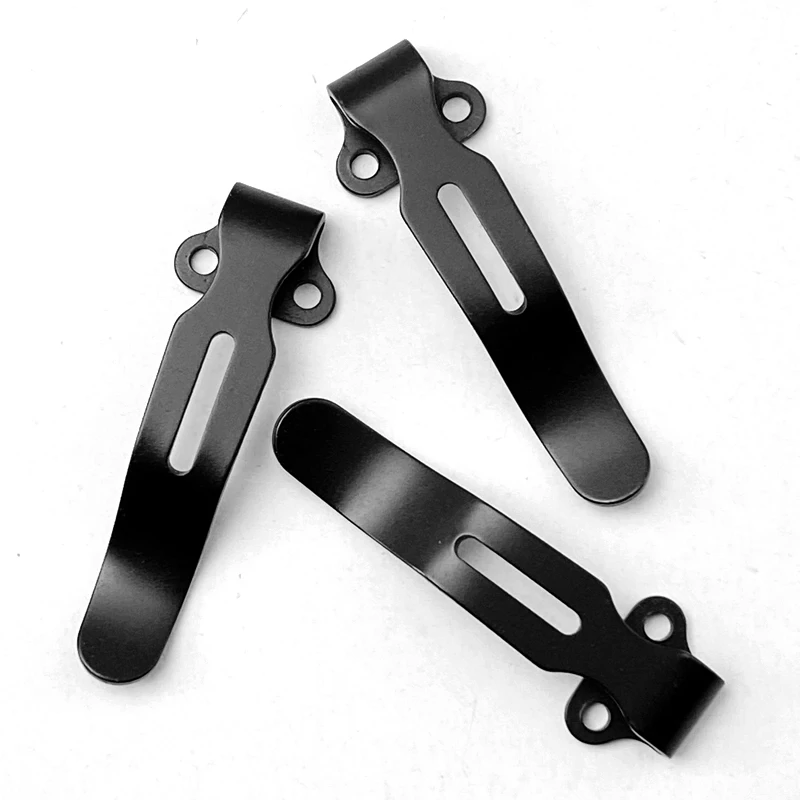 1piece Stainless Steel Folding Pocket Knife Back Clip for BM Bugout 535 DIY Accessories Custom Back Clip Tool