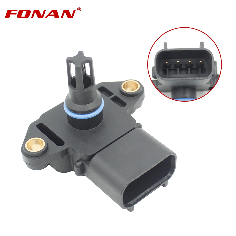 FONAN MAP Manifold Absolute Pressure Sensor For Ford Focus I Wagon 1.6 16V Petrol 1998 - 2004 1S4A9F479BA ES4A9F479BA