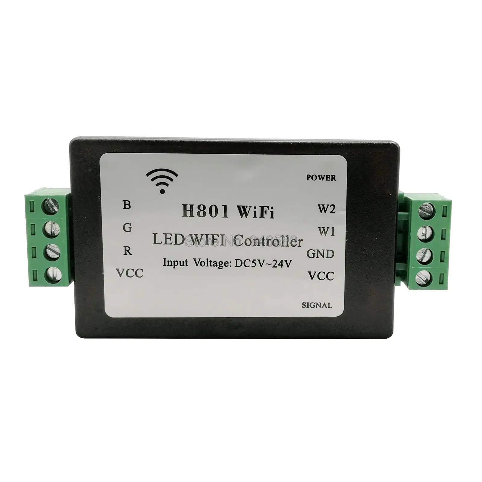 

H801 RGBW WiFi LED Controller for RGBW led Strip Light tape DC5-24V input;4CH*4A output