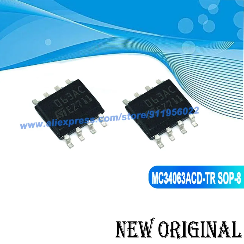 (5 piezas) MC34063ACD-TR 063AC 3-40V SOP-8