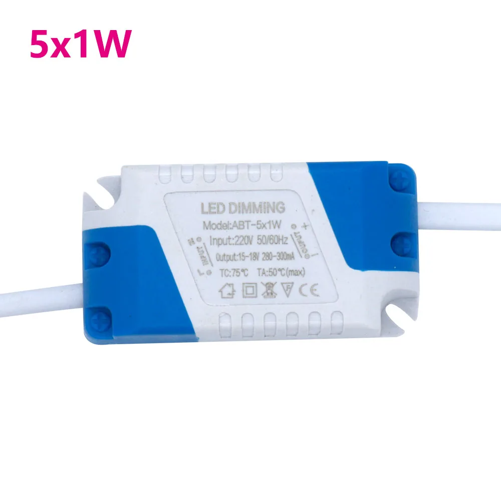 Imagem -03 - Led Driver para Dimmable Power Supply Controle de Tensão Atual Constante Transformadores de Iluminação para Leds ac 220240v 1-24w