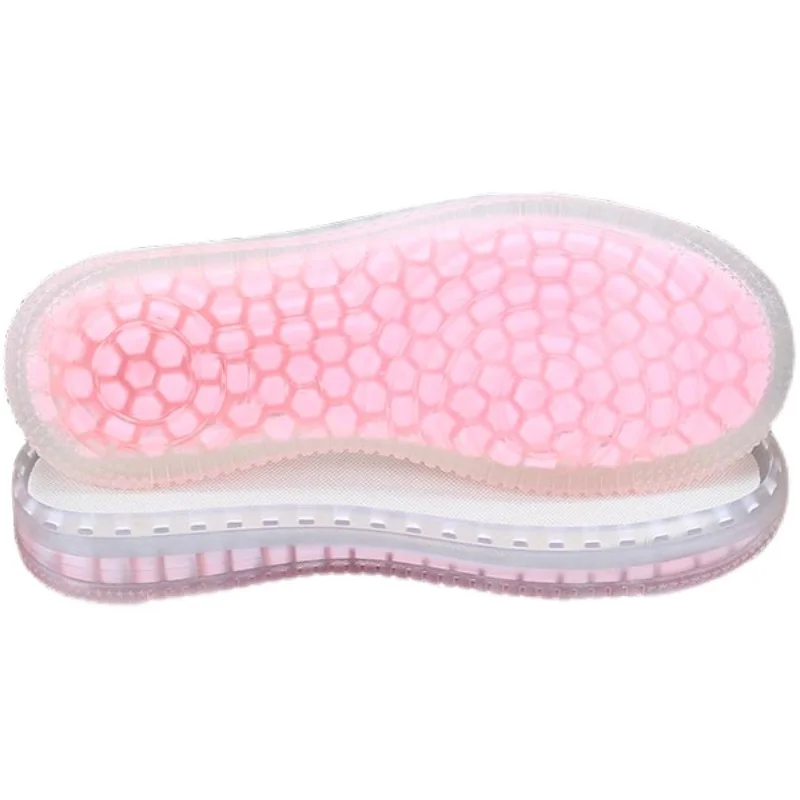 Materiali per maglieria a mano fai-da-te pantofole in gelatina trasparente suola suola aghi all\'uncinetto pantofole da interno donna suola