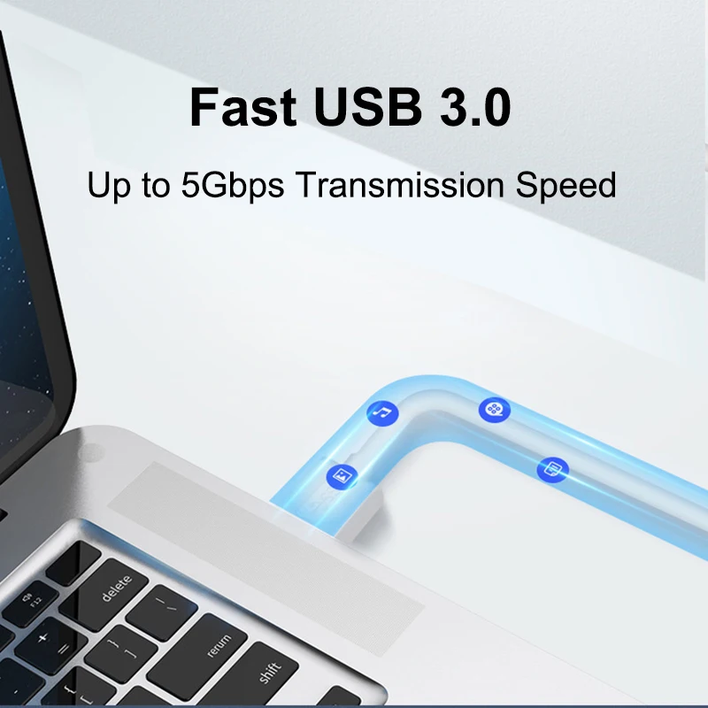 Высокоскоростной 4 порта USB 3,0 C концентратор Мульти USB 3,1 OTG разветвитель адаптер для Macbook Pro Air ноутбука настольного компьютера аксессуары для ПК