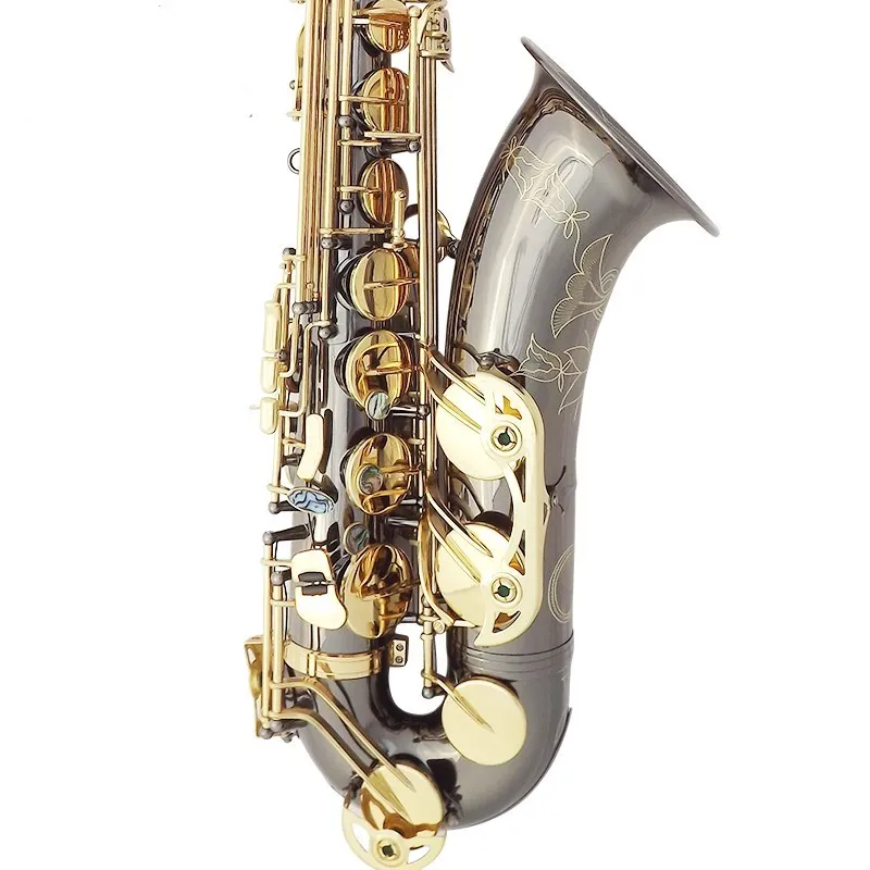 

T-W037 New Tenor Saxophone Quality B flat playing professionally paragraph Music Black free shipping