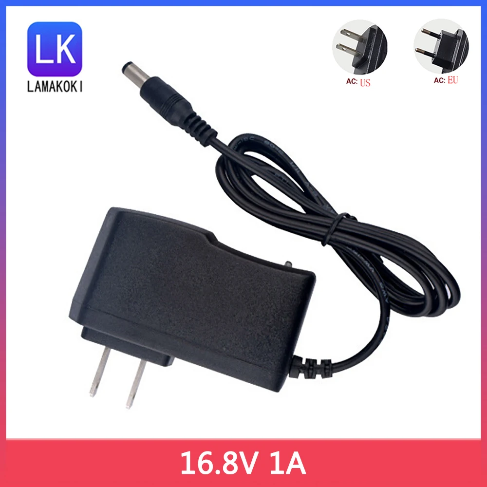 16.8V 1A 1000MA 18650 lithium battery charger 16.8 V Volt Power Supply Adapter 16.8V1A For Electric Drill Electric Screwdriver