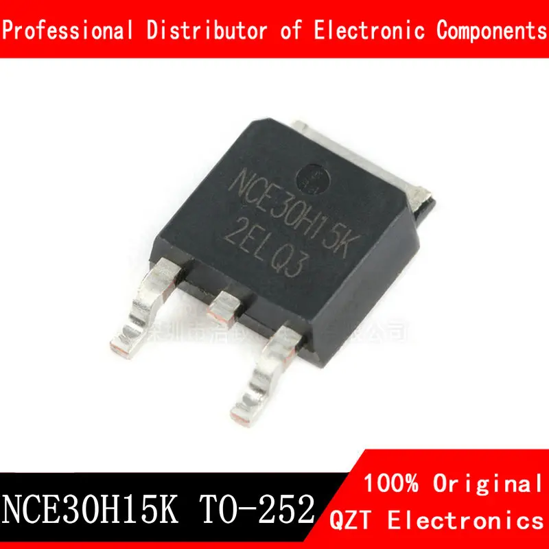 10 قطعة/الوحدة جديد NCE30H15K التصحيح TO-252 N قناة 30 فولت 150A MOSFET مجال تأثير الترانزستور