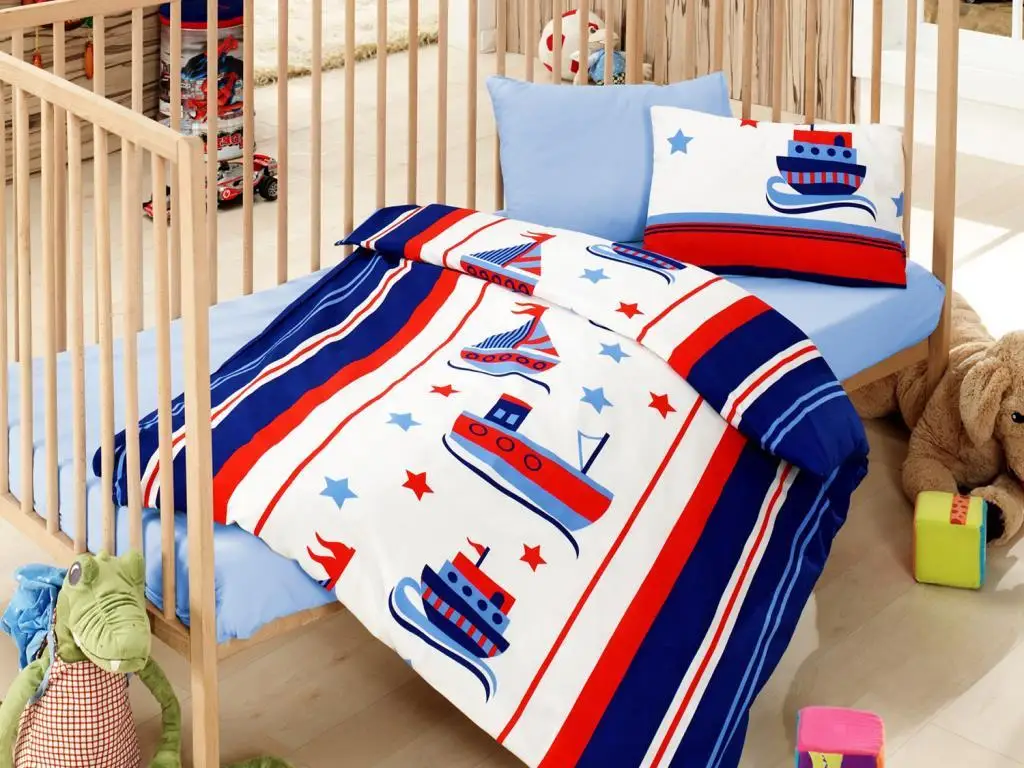 Cottonbox Sailor Baby Duvet cover set Blue