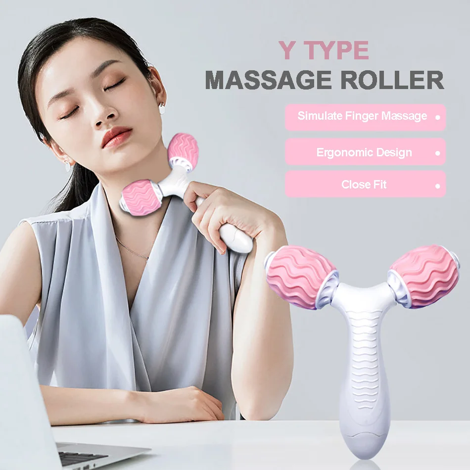 2023 Yoga Massage Roller Trigger Point Massage Rollers for Arm Leg Neck Muscle Tissue for Fitness Gym Pilates Sports Accesories