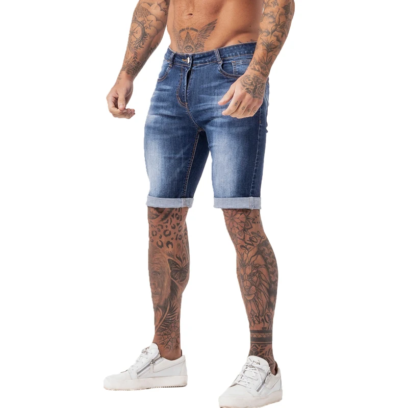 Nam Quần Short Summmer Thể Dục Quần Short Lưng Thun Rách Mùa Hè Quần Short Jean Nam Dạo Phố Dropshipping EU Kích Thước Dk09