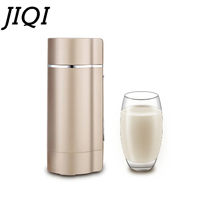 

JIQI Multifunction Heatable Soymilk machine Stir Rice Paste Maker reservation automatic Filter-free Soya-Bean Milk Juicer 350ml