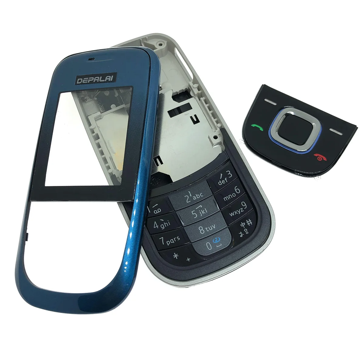 Front cover keyboard For Nokia 2610 1662 N5000 2680 3600S battery back cover housing case Keypad