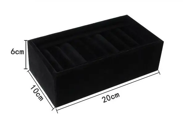 New Fashion Velvet Bracelet Box Earrings Holder Rings Dish Jewelry Case Display Stand Convenient for Women Jewellery Organizer