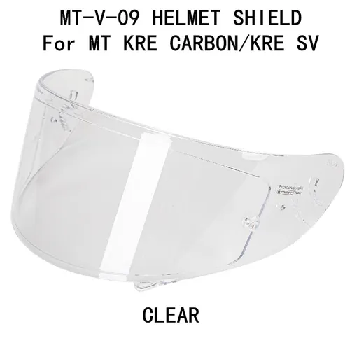 Imagen 2 del producto Cristal de casco para MT KRE MT KRE SV casco de motocicleta MT-V-09 escudo de repuesto para MT