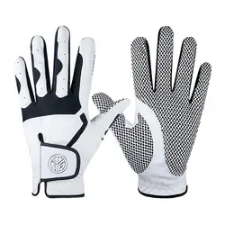 Golf Gloves Male Left/Right Hand Breathable Golf Glove Microfiber Non-slip Golf Glove with Slip-resistant Granule Golf Accessory