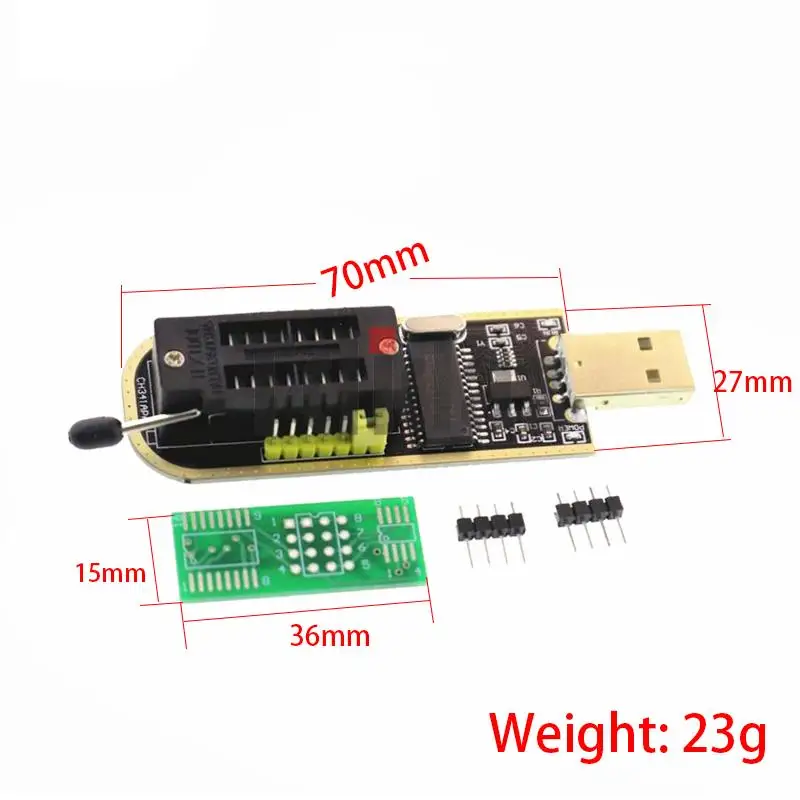 CH341A 24 25 Series EEPROM Flash BIOS USB Programmer with Software & Driver