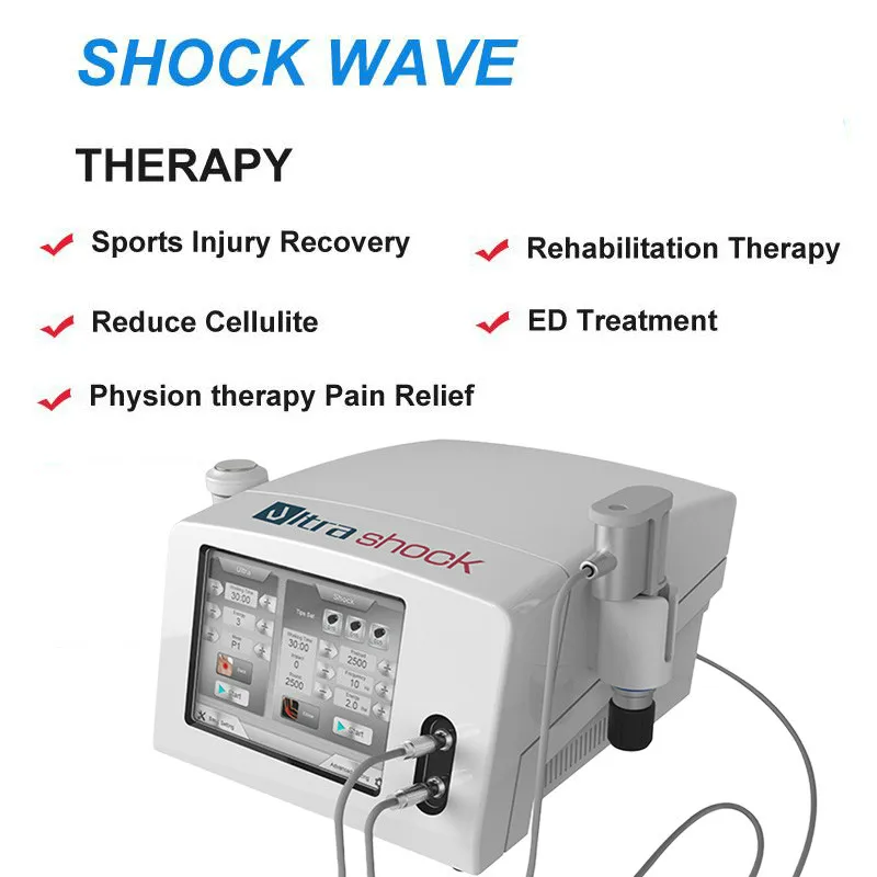 Ultra Sound Shock Wave Therapy Machine for physiotherapy treatment Shockwave therpay machine for body pain treatment CE