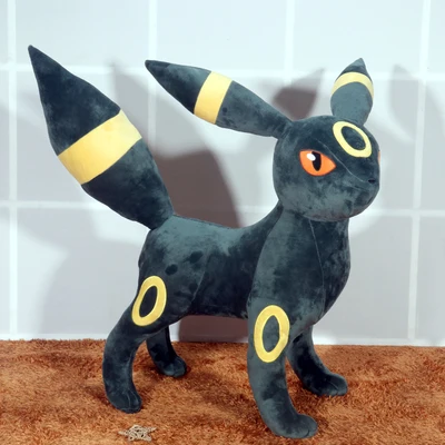 

New Pokemon Characters Large Umbreon 60cm Plush toy High Quality Stuffed Animals doll Children's Birthday Gifts