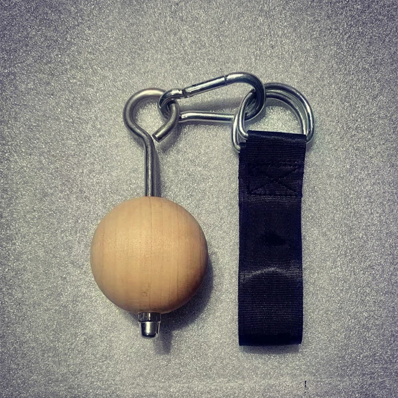 Wooden Climbing Power Ball Rock Climbing and Bouldering Grippers Premium Fitness Cannonball Hold Grips Pull Up Ball